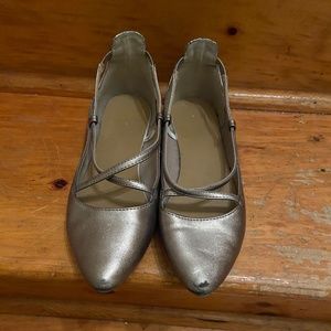 Gap gold ballet flats